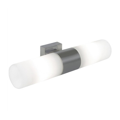 Nordlux Tangens Double Indoor Wall Light Brushed Steel