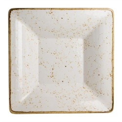 Steelite Craft White Buffet Square Pebble Bowls 381mm (3 Pack)