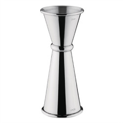 Olympia Banded Jigger Chrome 25ml/50ml