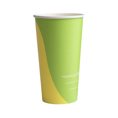 Vegware Paper Cold Cups 89-Series 20oz/500ml (1000 Pack)