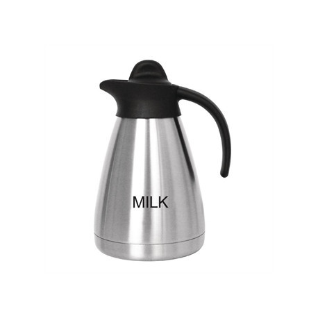 Olympia Screwtop Vacuum Milk Jug 1Ltr