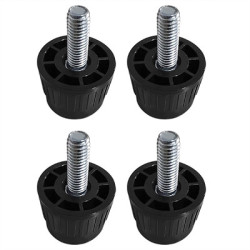 Nisbets Essentials Adjustable Rubber Feet (4 Pack)