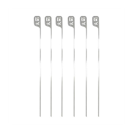 Kasai Hibachi Stainless Steel Skewers (6 Pack)
