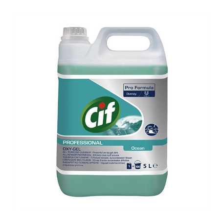 Cif Pro Oxy-Gel All Purpose Cleaner Ocean Fresh 5Ltr (2 Pack)