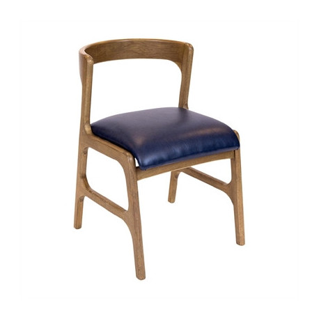 Copenhagen Dining Chairs in Weathered Oak & Bison Midnight (6 Pack)