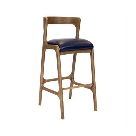 Copenhagen Bar Chair in Weathered Oak & Bison Midnight (6 Pack)