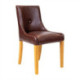 Bath Dining Chair in Soft Oak & Bison Espresso (6 Pack)