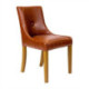 Bath Dining Chair in Weathered Oak & Bison Tan (6 Pack)