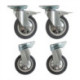 Buffalo Standard & Braked Castors (Pack of 4)