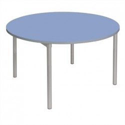 Gopak Enviro Indoor Campanula Blue Round Dining Table 900mm