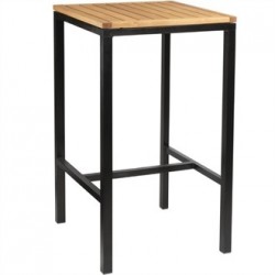 Bolero Wooden Square Poseur Height Table 600mm