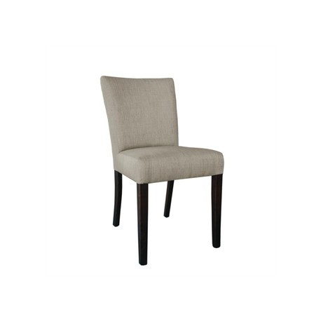 Bolero Contemporary Dining Chair Natural Hessian (Pack of 2)